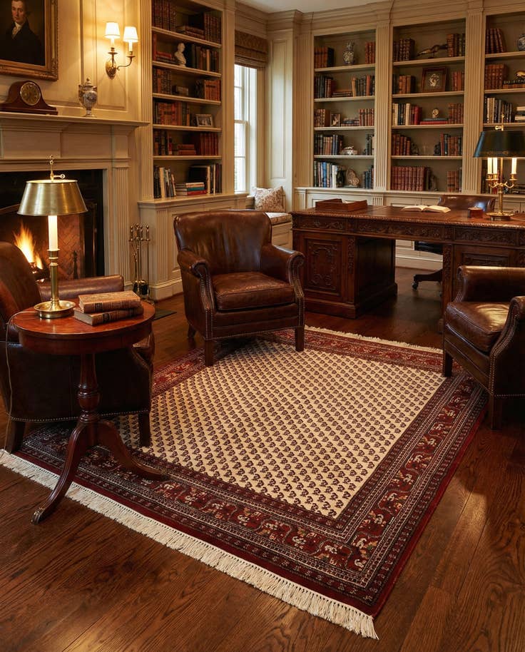 Detail image of 4' 9 x 5' 2 Mir Square Rug