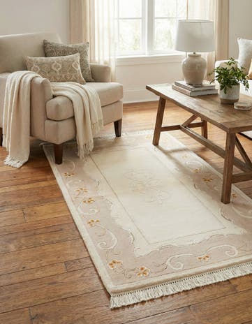 2' 9 x 4' 11 Hand Knotted Darya Wool Rug