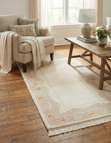2' 9 x 4' 11 Hand Knotted Darya Wool Rug