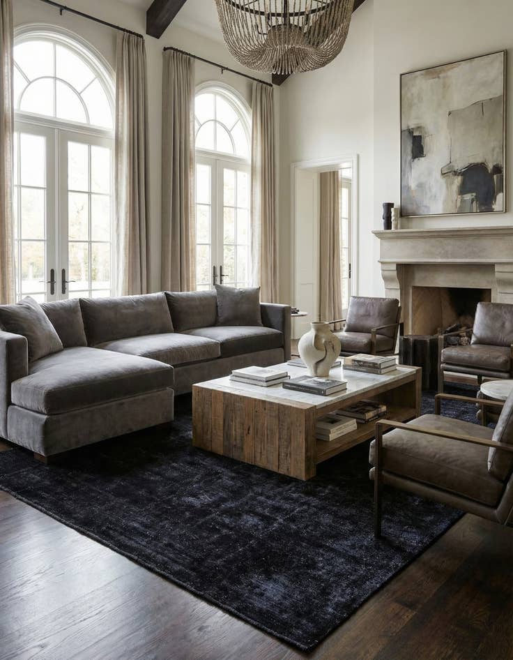 Detail image of 9' 10 x 12' 10  Hand Knotted Ultra Vintage Persian Wool Rug