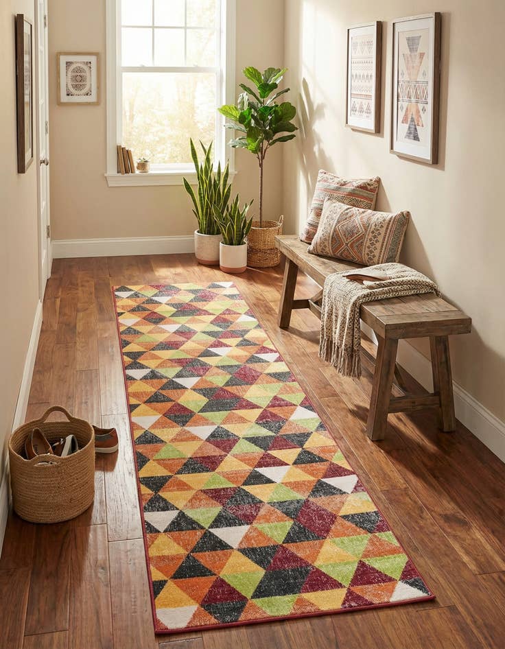 Detail image of 2' 7 x 10' Valencia Runner Rug