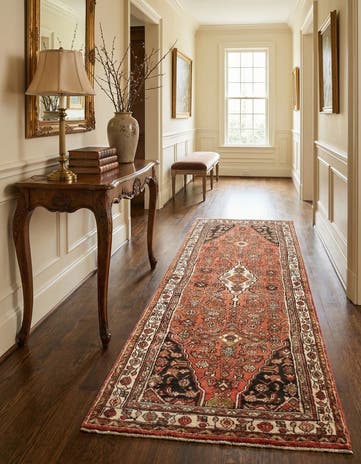 3' 3 x 9' 6 Hamedan Runner Rug