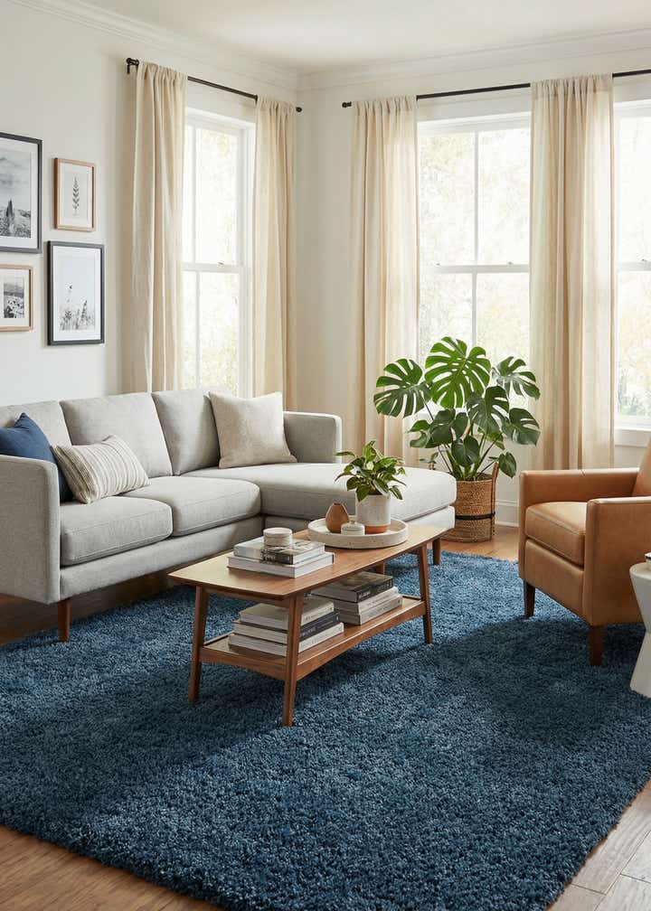 9' 6 x 13' Zermatt Shag Rug