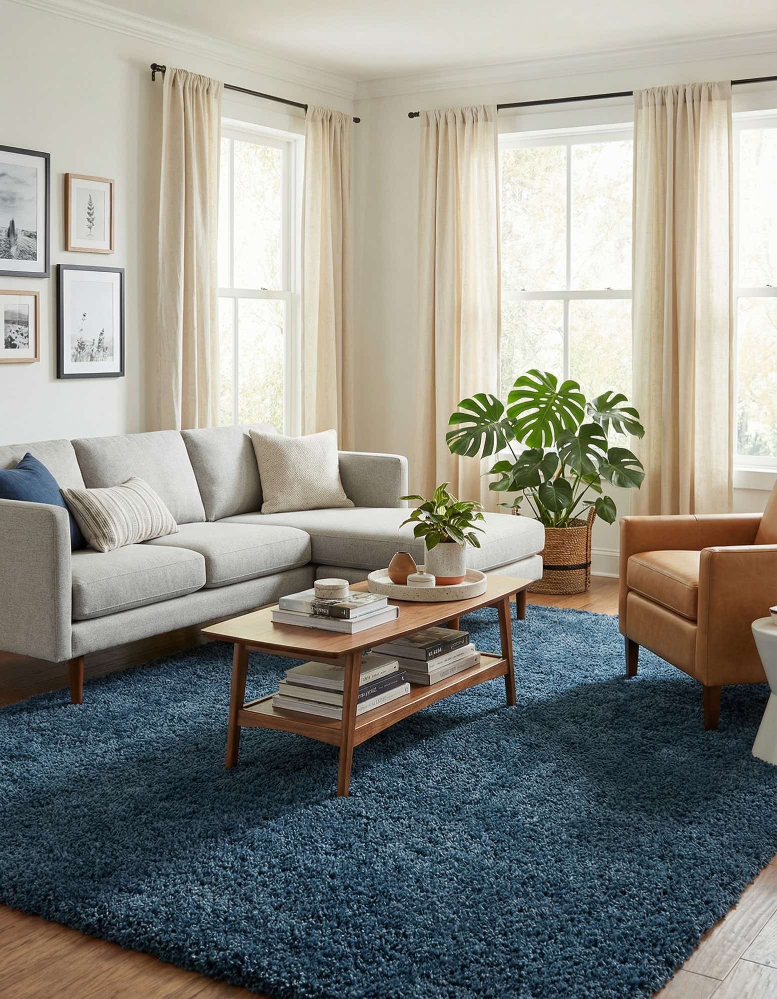 9' 6 x 13' Zermatt Shag Rug