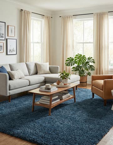 9' 6 x 13' Zermatt Shag Rug