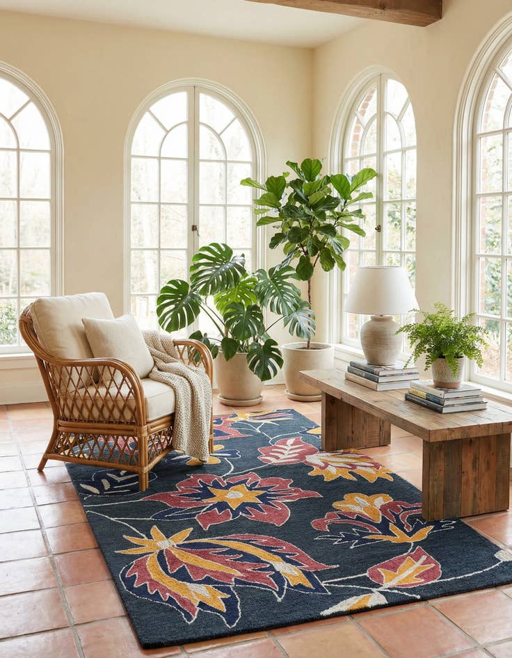 Detail image of 5' 1 x 8' Luna Rug