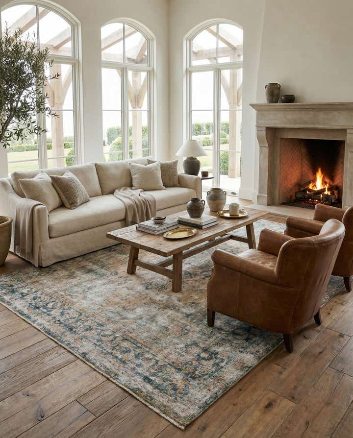 8' 1 x 12' Hand Knotted Ultra Vintage Persian Wool Rug