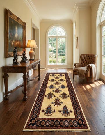 3' 1 x 9' 5 Luribaft Wool Runner Rug