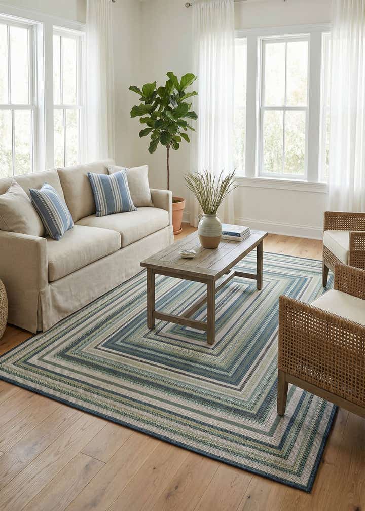 6' x 9' Easy-Clean Baja Indoor / Outdoor Rug
