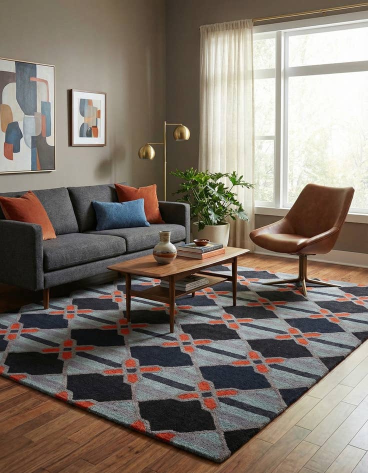 Detail image of 8' x 10' 1 Luna Wool Rug