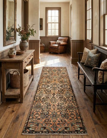 2' 5 x 6' 9 Hamedan Runner Rug