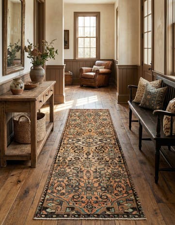 2' 5 x 6' 9 Hamedan Runner Rug