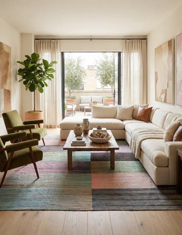 8' 9 x 11' 7 Hand Woven Kilim Modern Wool Rug