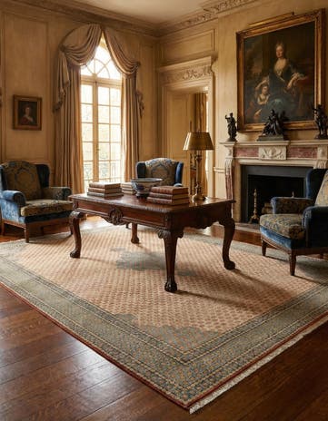 8' 10 x 12' 3 Ghom Rug