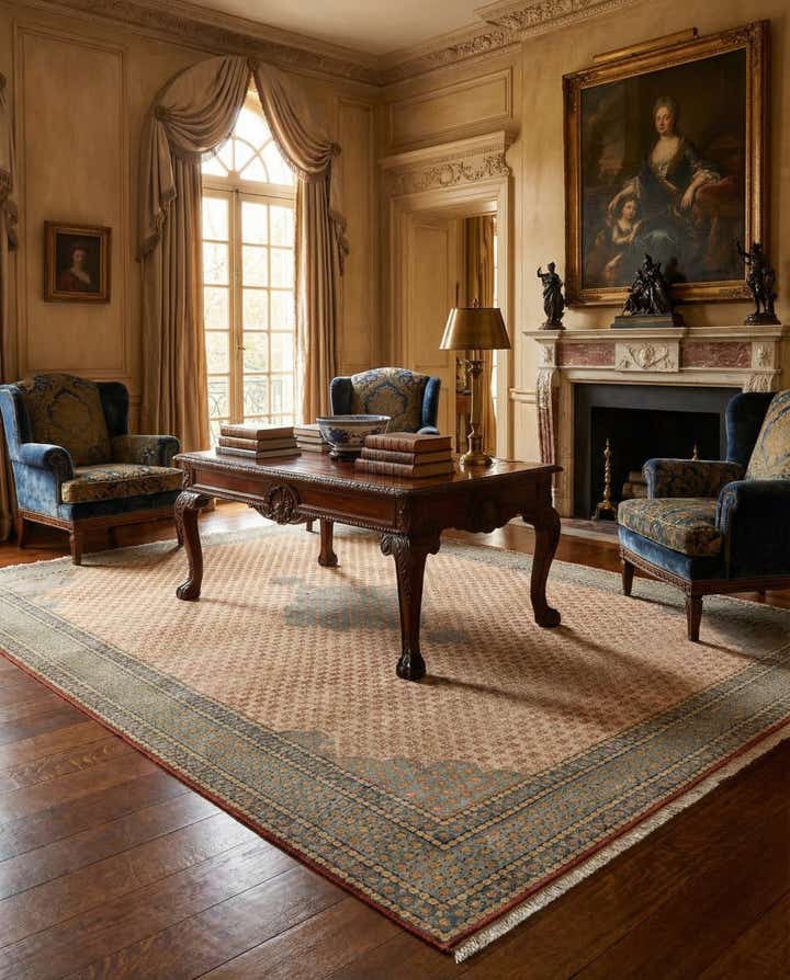 8' 10 x 12' 3 Ghom Rug