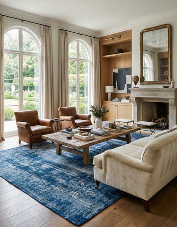 9' 7 x 12' 10 Hand Knotted Ultra Vintage Persian Wool Rug