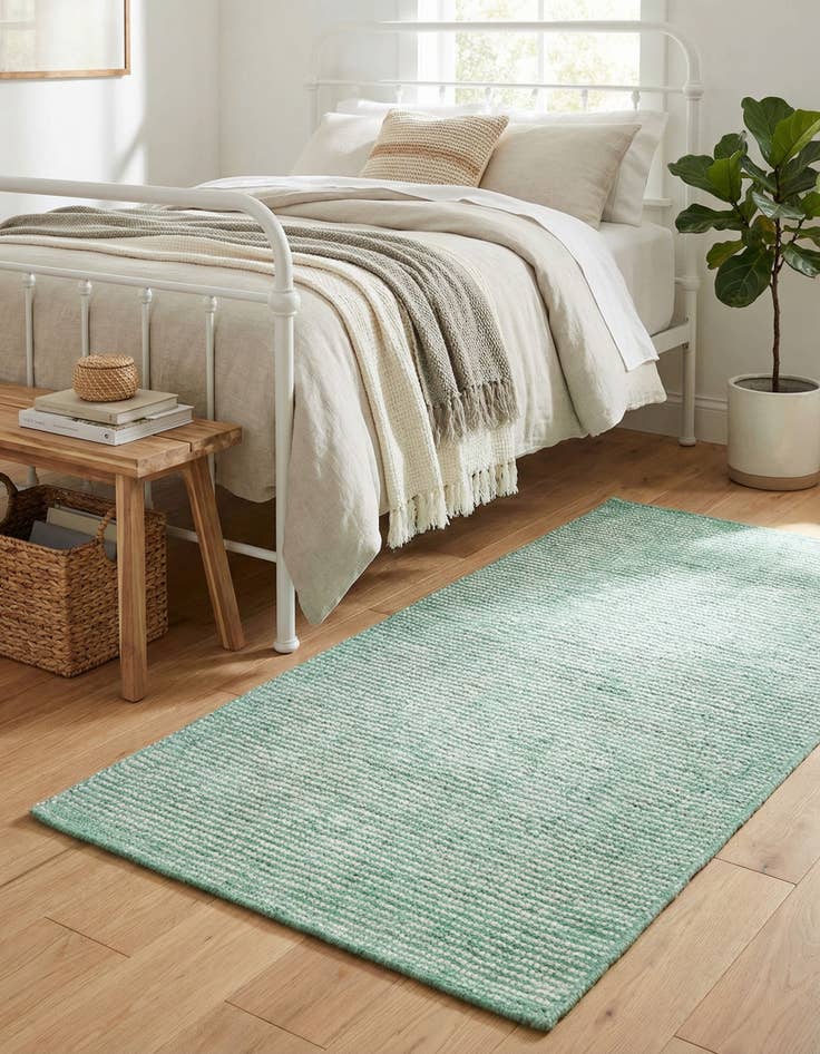 Detail image of 2' 2 x 3' 1  Hand Woven Jill Zarin English Manor Farmhouse Wool Rug