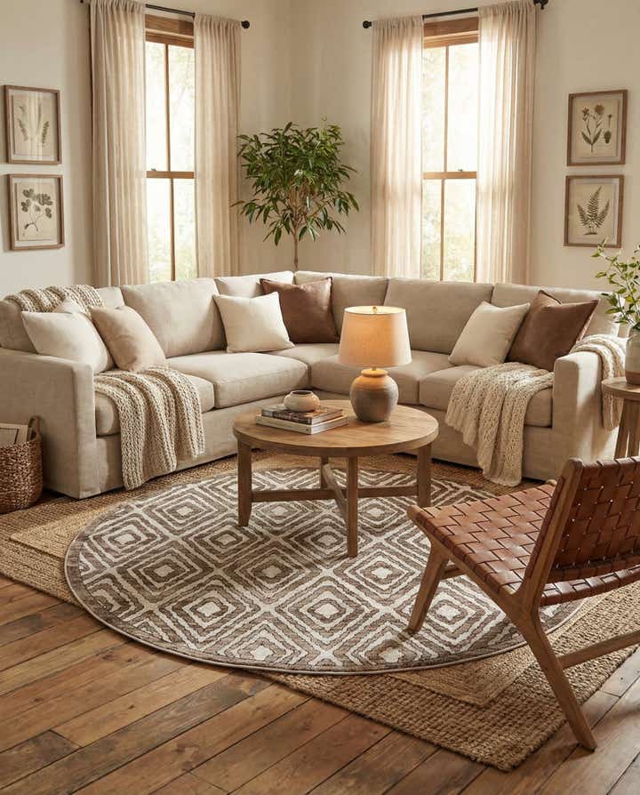 6' x 6' Hermitage Round Rug