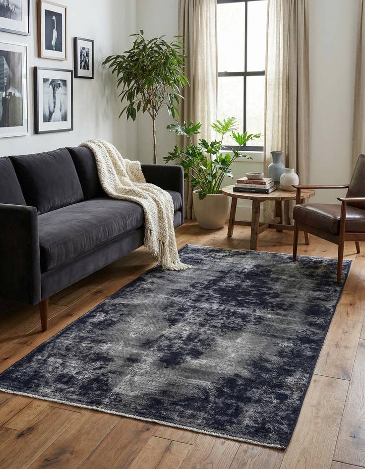 Detail image of 3' 2 x 6' 2  Hand Knotted Ultra Vintage Persian Wool Runner Rug