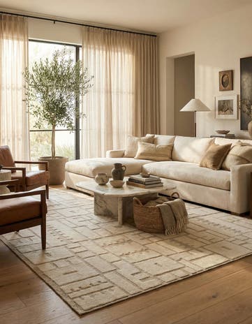 8' 3 x 10' Hand Knotted Beni Marok Rug