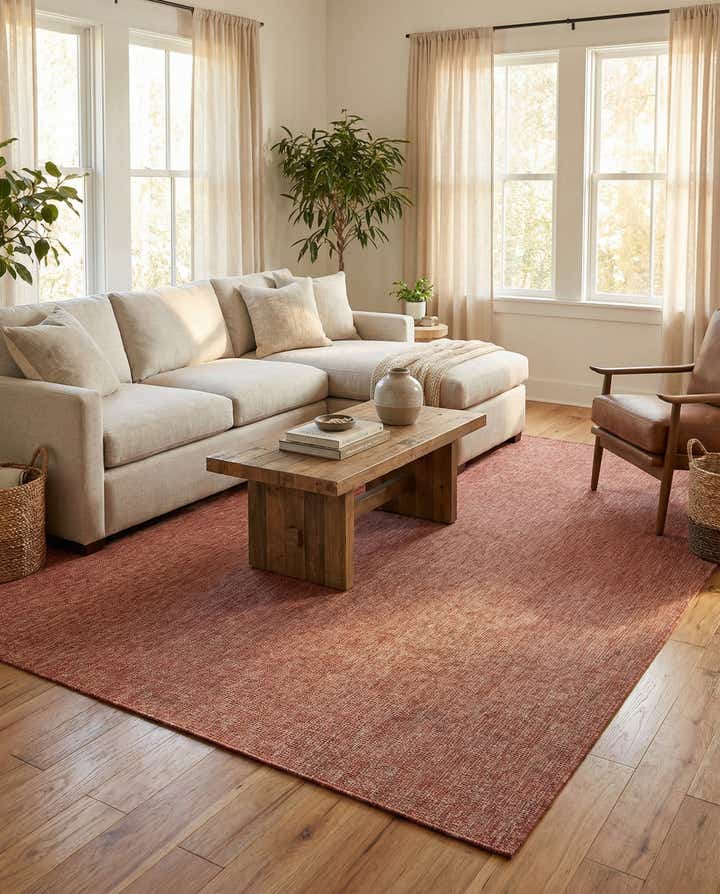 9' x 12' Easy-Clean Solid Indoor / Outdoor Rug