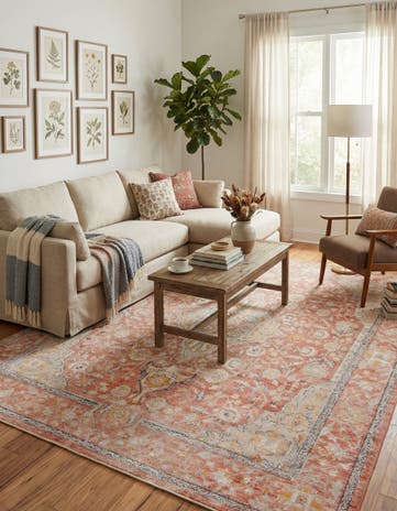 Brick Red Lola Rug
