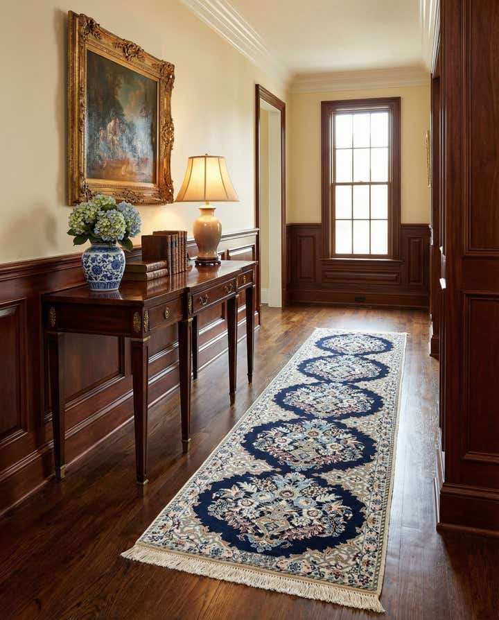 1' 8 x 7' 1 Hand Knotted Nain Rug