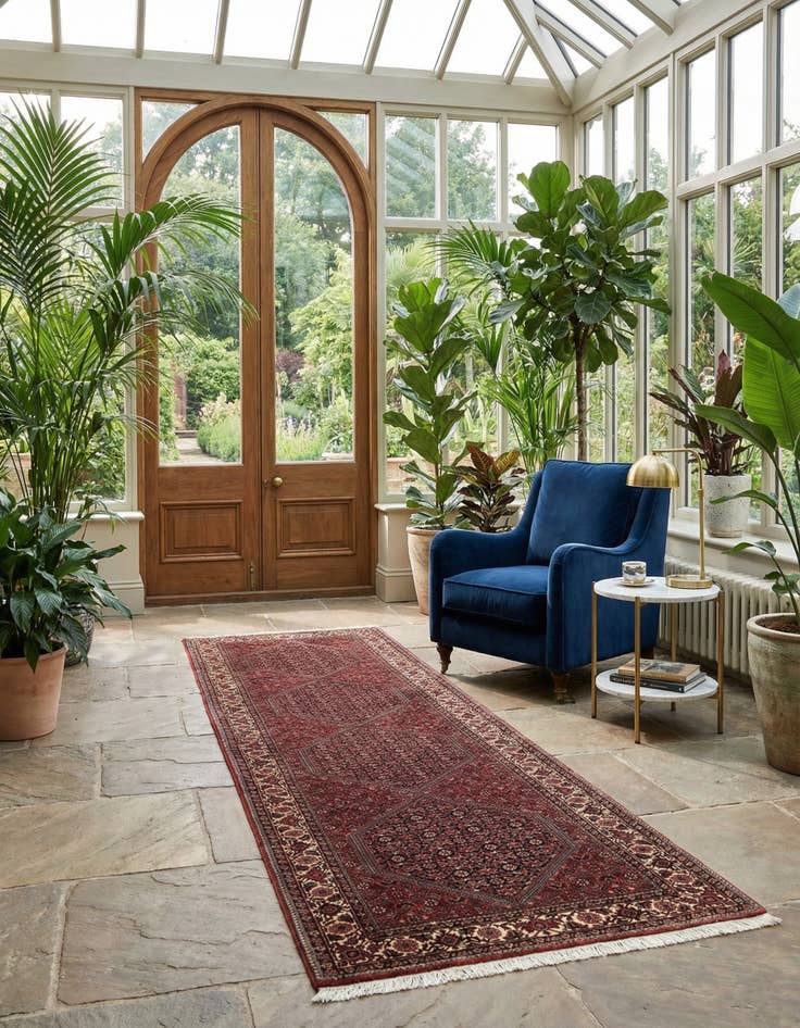 Detail image of  2' 10 x 10' 3 Bidjar Wool Runner Rug