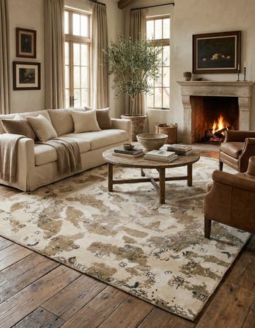 7' 4 x 10' 3 Hand Knotted Ultra Vintage Persian Wool Rug