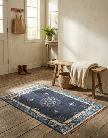 Navy Blue Boutique Rug