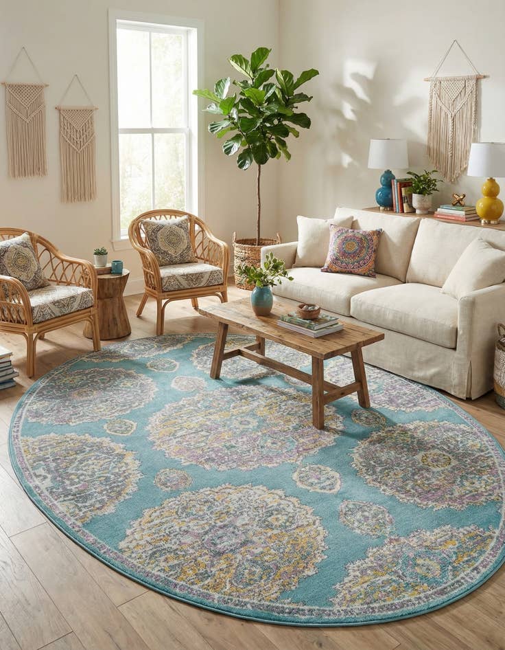 Detail image of  8' 2 x 10' Paragon Oval Rug