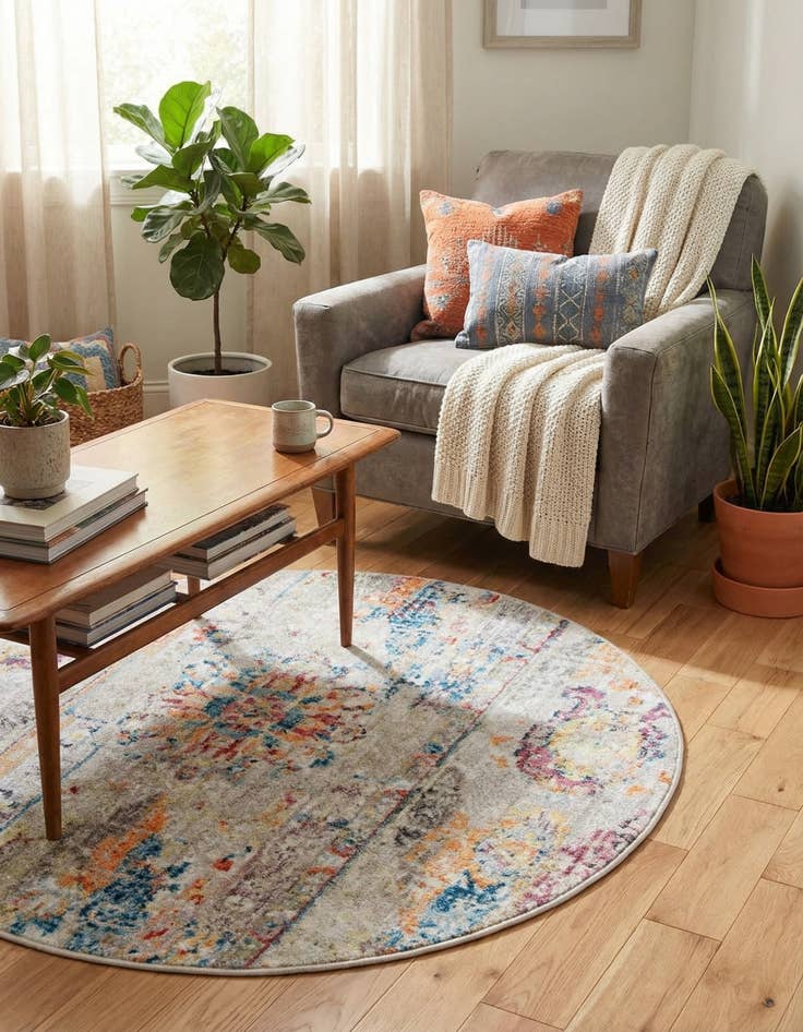 Detail image of  3' 3 x 3' 3 Vega Round Rug