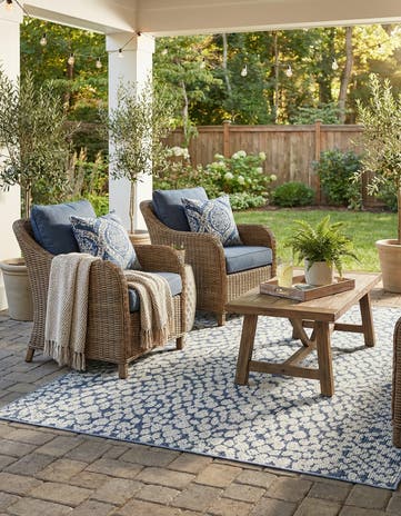 5' 3 x 8' Easy-Clean Safari Indoor / Outdoor Rug