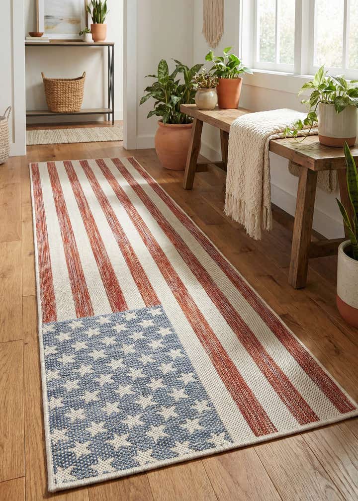2' x 6' Easy-Clean Jill Zarin Indoor / Outdoor Runner Rug