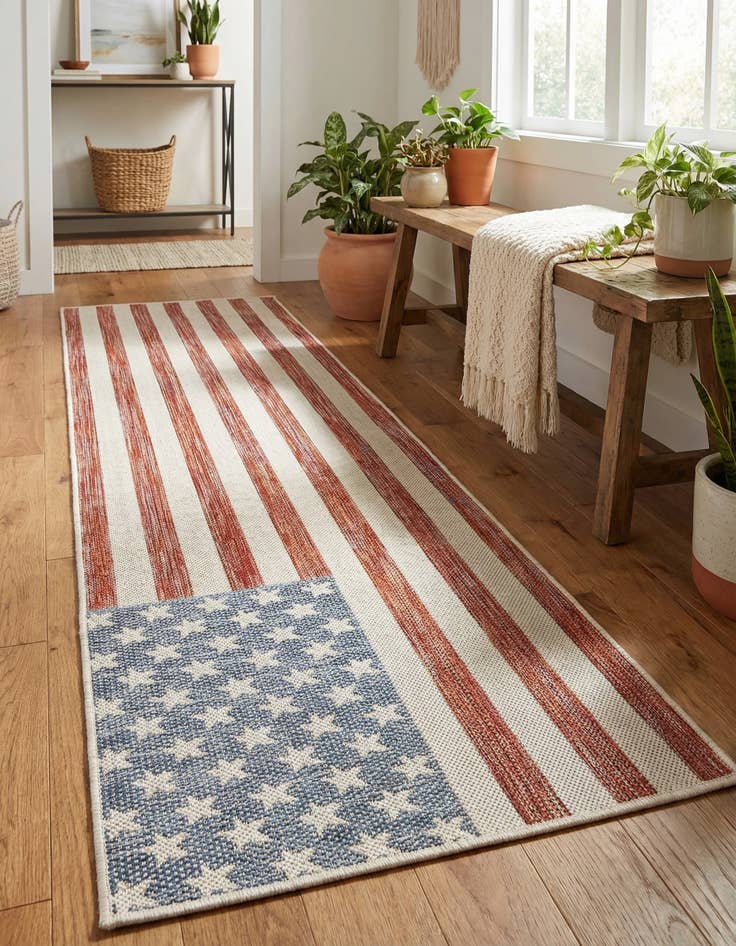 Detail image of 2' x 6'  Washable Jill Zarin Indoor / Outdoor Runner Rug