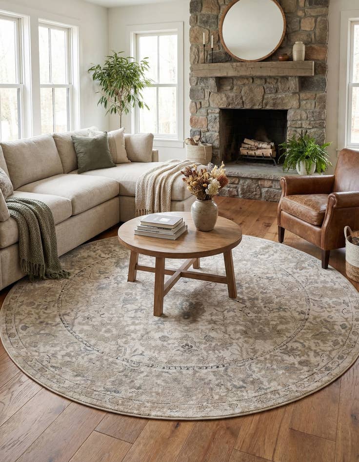 Detail image of 10' x 10' Oregon Round Rug