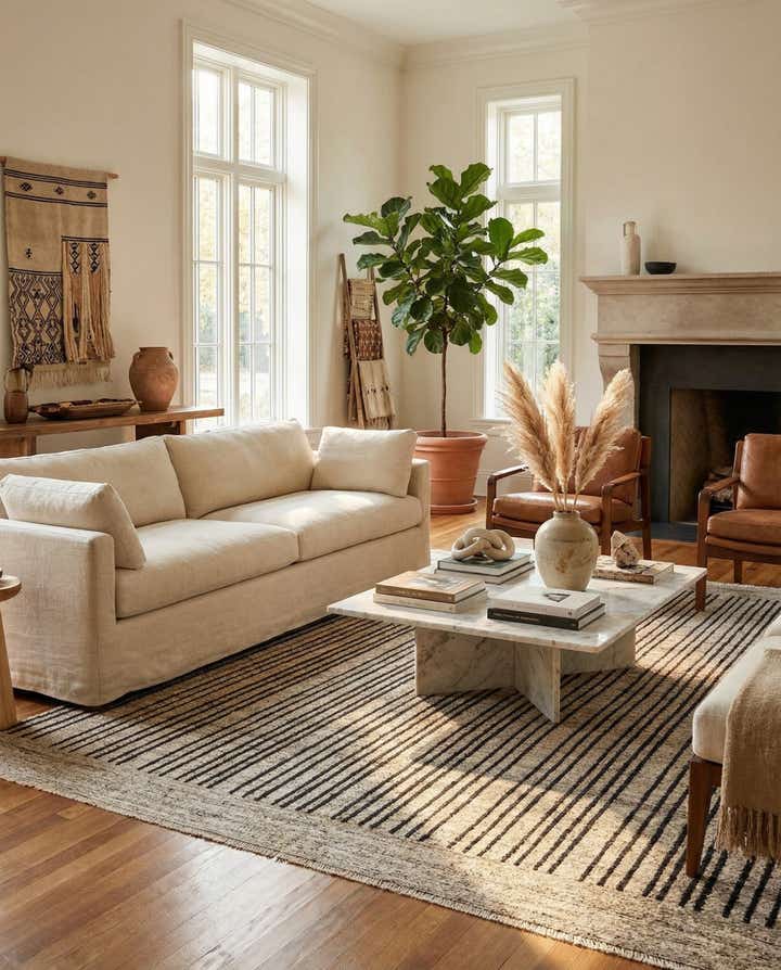 8' 8 x 12' 1 Hand Knotted Moroccan Wool Rug