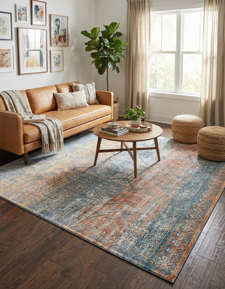 Detail image of 8' x 8' Newport Square Rug