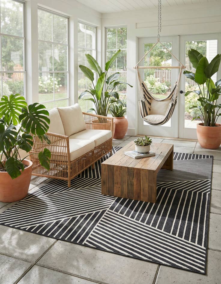 Detail image of 7' 10 x 11' Oslo Rug