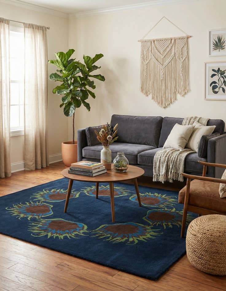 Detail image of 7' 7 x 7' 7 Agra Square Rug