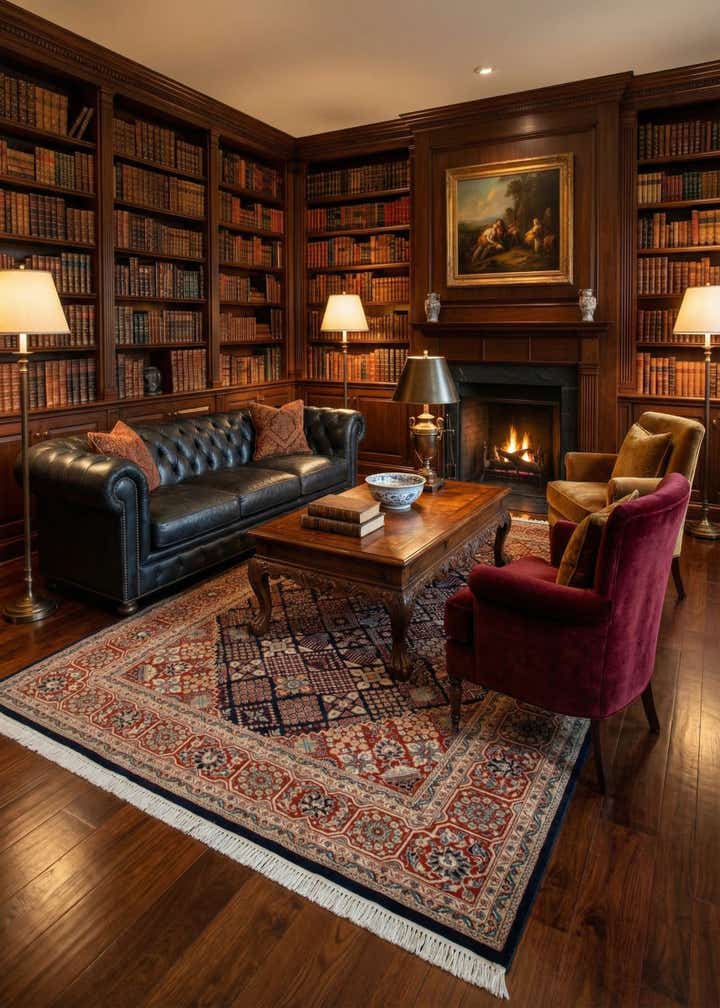 6' 7 x 9' 7 Hand Knotted Meimeh Oriental Wool Rug