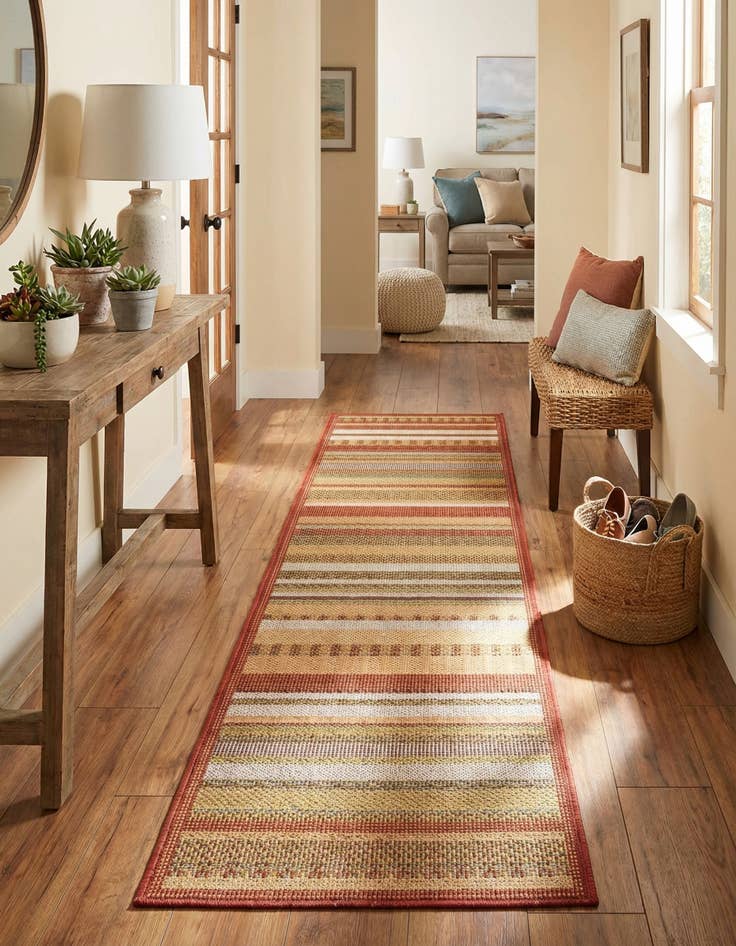 Detail image of 2' x 7' 10  Washable Baja Indoor / Outdoor Runner Rug