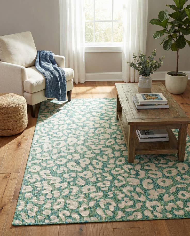 Detail image of 4' x 6' Easy-Clean Safari Indoor / Outdoor Rug