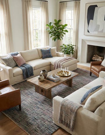 6' 5 x 10' 3 Hand Knotted Darya Wool Rug