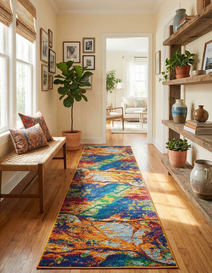 Detail image of 2' 7 x 12' Calypso Runner Rug