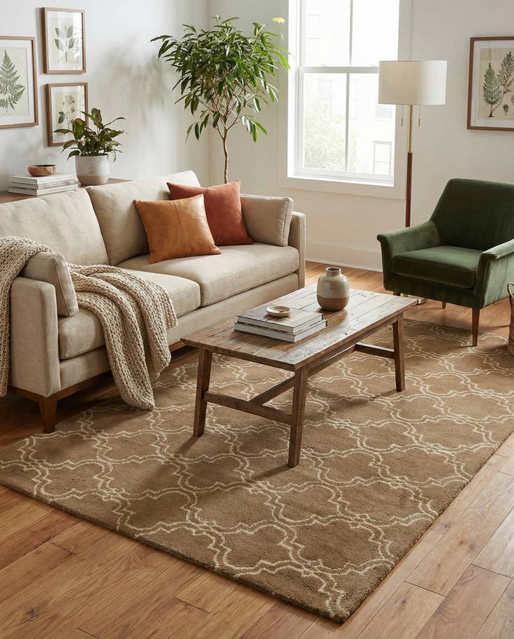 Detail image of 5' x 7' 10 Luna Wool Rug
