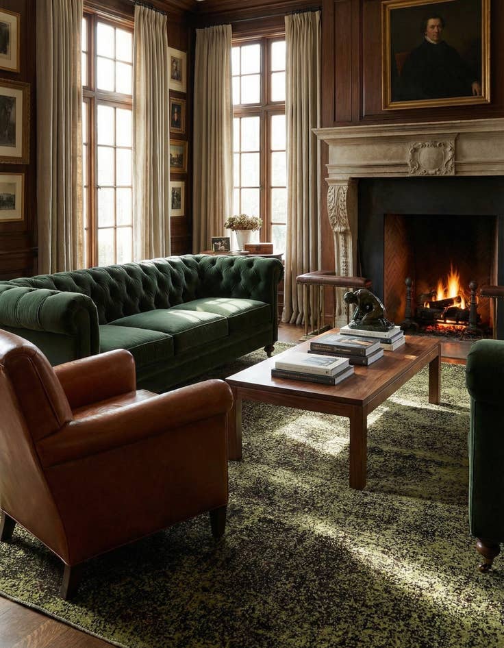 Detail image of 7' 11 x 11' 2 Vintage Royal Wool Rug