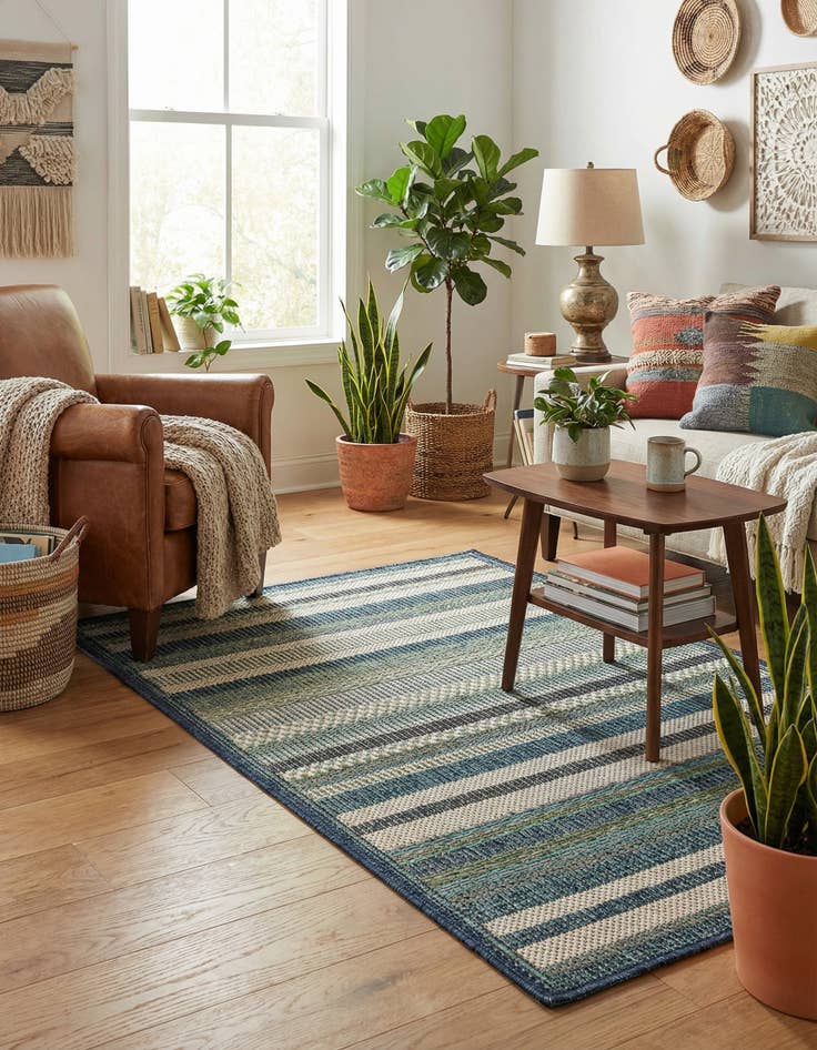 Detail image of 2' x 3'  Washable Baja Indoor / Outdoor Rug