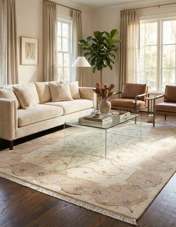5' 7 x 7' 9 Hand Knotted Darya Wool Rug