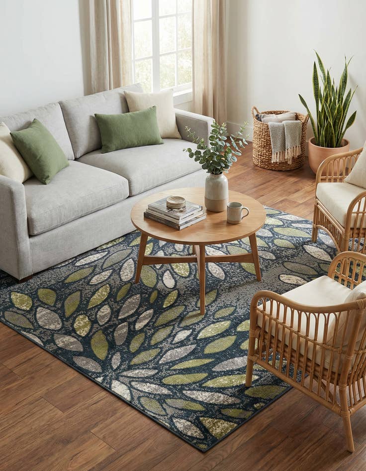 Detail image of  7' x 7' Charleston Square Rug